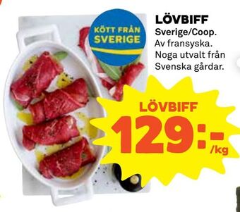 Coop Lövbiff erbjuda