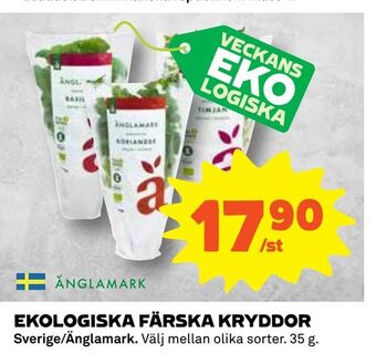 Coop Ekologiska färska kryddor erbjuda