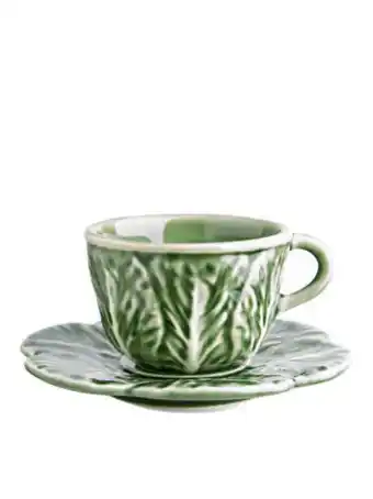ARKET Bordallo pinheiro cup and saucer erbjuda