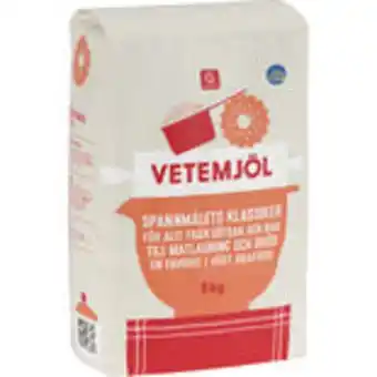 Snabbgross Vetemjöl garant 5kg erbjuda