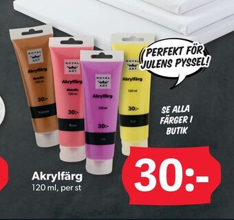 DollarStore Akrylfärg erbjuda
