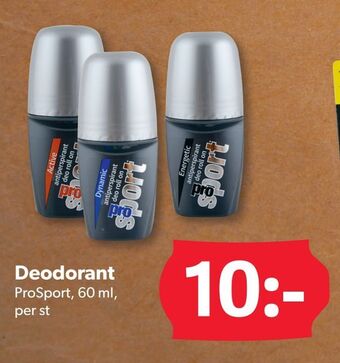 DollarStore Deodorant erbjuda