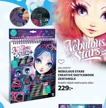 Nebulous stars creative sketchbook zentangle
