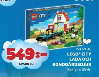 Lekia Lego® city lada och bondgårdsdjur erbjuda