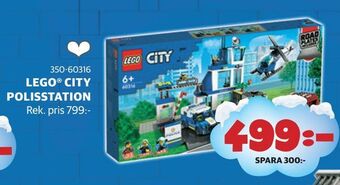 Lekia Lego® city polisstation erbjuda