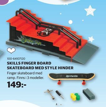 Lekia Skills finger board skateboard med style hinder erbjuda