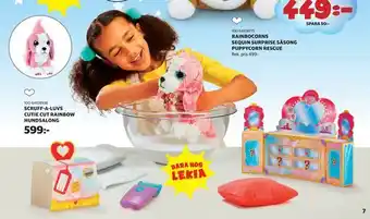 Scruff-a-luvs cutie cut rainbow hundsalong