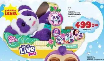 Lekia Little live pets cozy dozy panda erbjuda