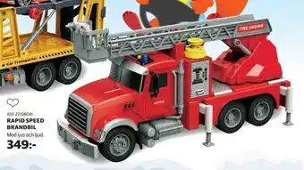 Rapid speed brandbil