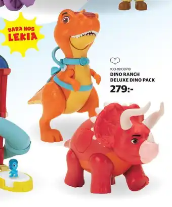 Lekia Dino ranch deluxe dino pack erbjuda