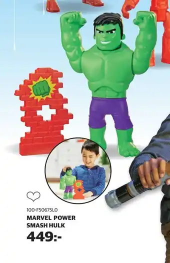 Marvel power smash hulk