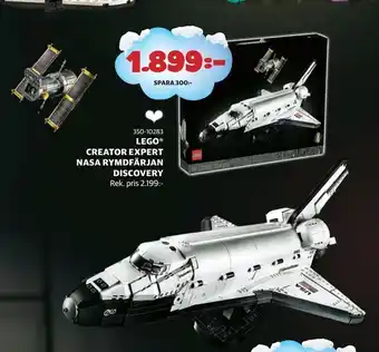 Lekia Lego® creator expert nasa rymdfärjan discovery erbjuda