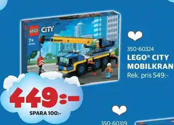 Lekia Lego® city mobilkran erbjuda