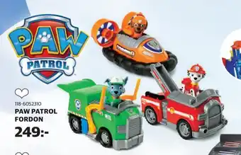 Paw patrol fordon