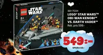 Lekia Lego® star wars tm obi-wan kenobi™ vs. darth vader™ erbjuda