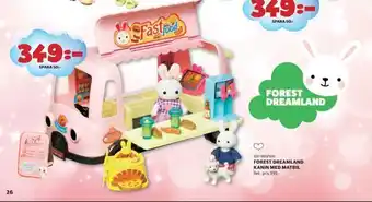 Lekia Forest dreamland kanin med matbil erbjuda