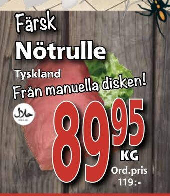 Supergrossen Nötrulle erbjuda