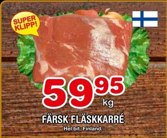 Nya Pulsen Färsk fläskkarré erbjuda