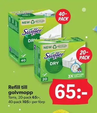 DollarStore Refill till golvmopp erbjuda