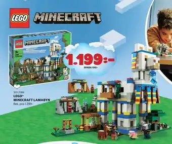 Lekia Lego® minecraft lamabyn erbjuda