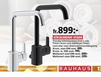 Bauhaus Köksblandare viskan erbjuda