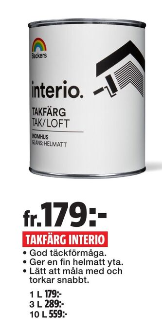Bauhaus Takfärg interio erbjuda