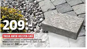 Bauhaus Troja antik helsten grå erbjuda