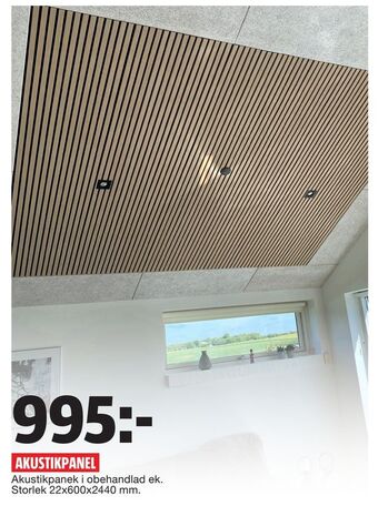 Bauhaus Akustikpanel erbjuda