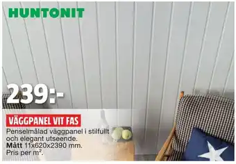 Bauhaus Väggpanel vit fas erbjuda
