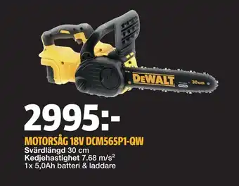 Bauhaus Motorsåg 18v dcm565p1-qw erbjuda