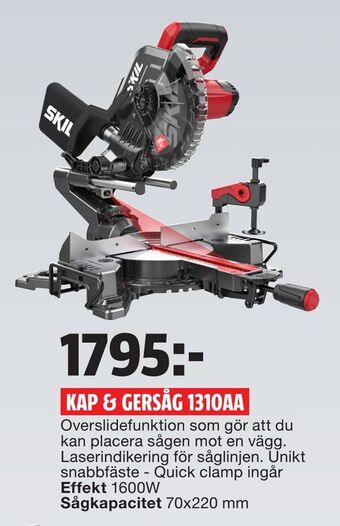 Bauhaus Kap & gersåg 1310aa erbjuda