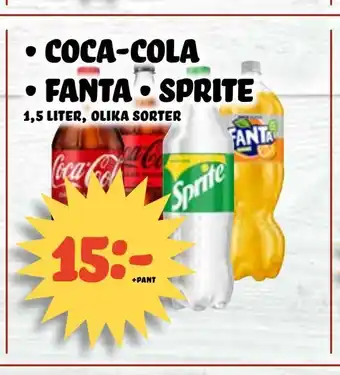 Nelins • coca-cola • fanta • sprite erbjuda