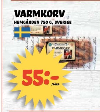 Nelins Varmkorv erbjuda