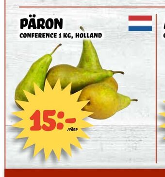 Nelins Päron erbjuda