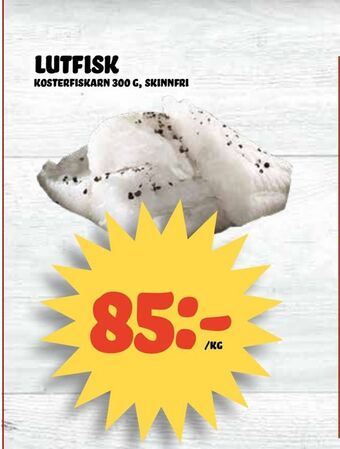 Nelins Lutfisk erbjuda