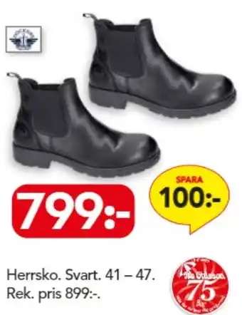 Bo Ohlsson Herrsko. Svart erbjuda