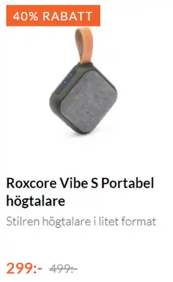 Roxcore Vibe S Portabel högtalare