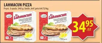 Matvärlden Tensta Lahmacun pizza erbjuda