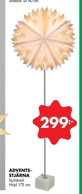 ÖoB Adventsstjärna erbjuda