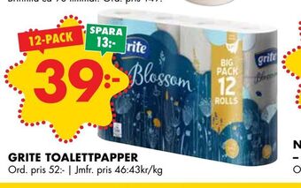 ÖoB Grite toalettpapper erbjuda