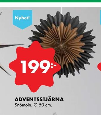 ÖoB Adventsstjärna erbjuda