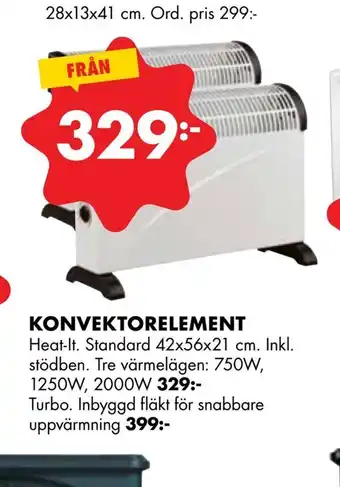 ÖoB Konvektorelement erbjuda