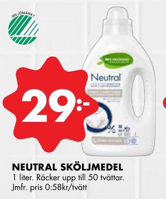 ÖoB Neutral sköljmedel erbjuda