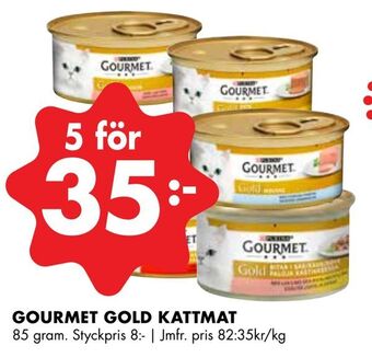 ÖoB Gourmet gold kattmat erbjuda