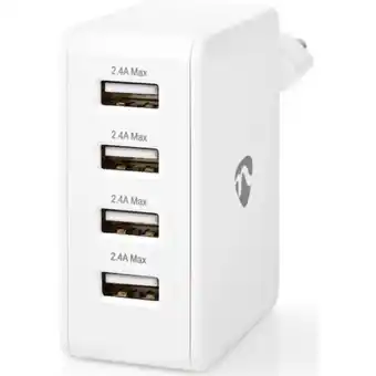 Elon Nedis väggladdare 4x usb-a erbjuda