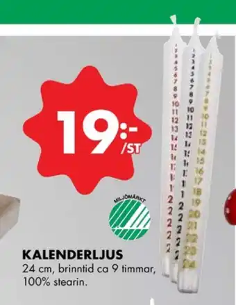 ÖoB Blossom kalenderljus erbjuda