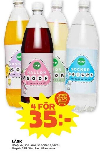 Stora Coop Läsk erbjuda