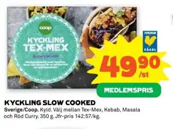 Stora Coop Kyckling Slow Cooked erbjuda