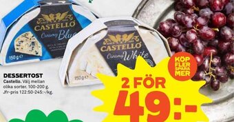 Stora Coop Dessertost erbjuda