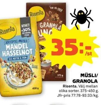 Stora Coop Müsli Granola erbjuda